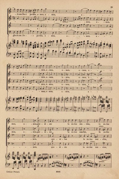 C dur Messe für 4 Solostimmen, Chor u. Orchester : Op. 86 / von L. van Beethoven ; Klavierauszug