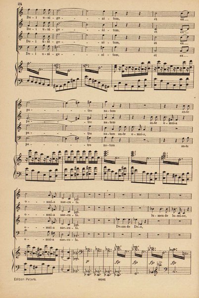 C dur Messe für 4 Solostimmen, Chor u. Orchester : Op. 86 / von L. van Beethoven ; Klavierauszug