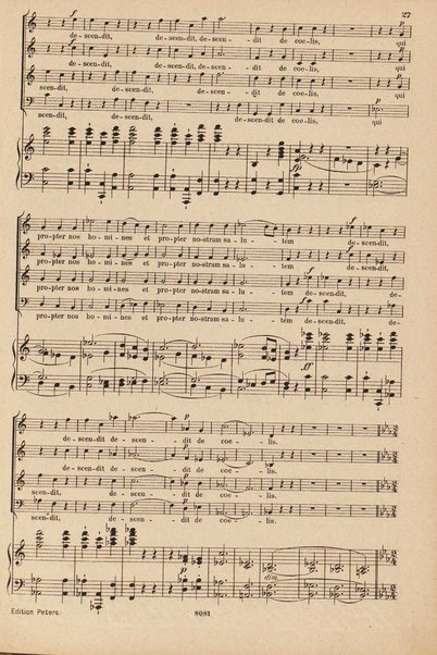 C dur Messe für 4 Solostimmen, Chor u. Orchester : Op. 86 / von L. van Beethoven ; Klavierauszug