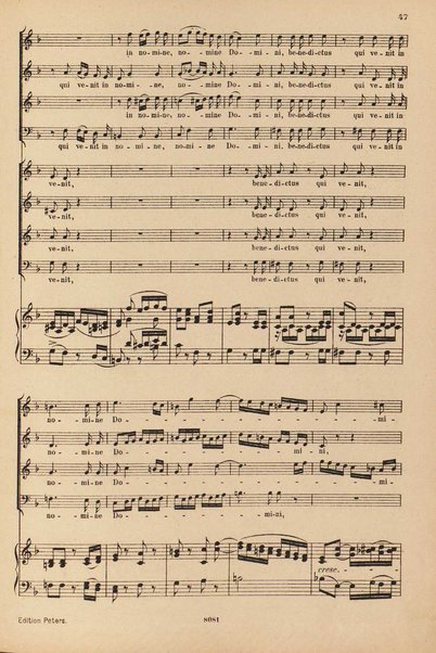 C dur Messe für 4 Solostimmen, Chor u. Orchester : Op. 86 / von L. van Beethoven ; Klavierauszug