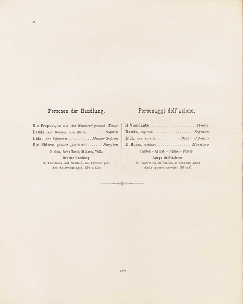 Il viandante : Lyrisches Drama in einem Aufzuge / von Gustavo Macchi ; Deutsch von Wilhem Weber ; Musik von M. Enrico Bossi