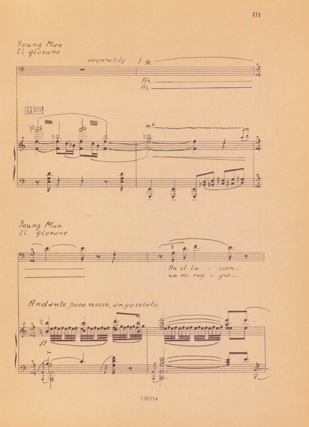 Alissa : opera in un atto e quattro scene : (su testo di Richard Miller) / Raffaello de Banfield ; traduzione italiana di Vito Levi