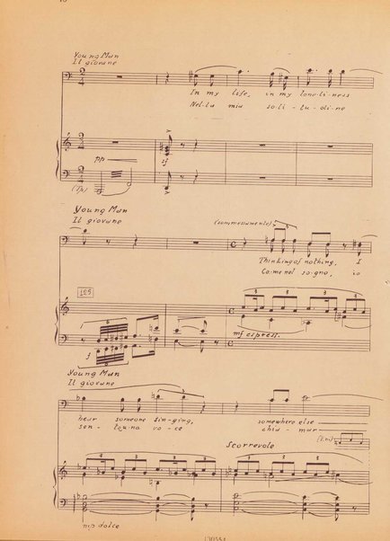 Alissa : opera in un atto e quattro scene : (su testo di Richard Miller) / Raffaello de Banfield ; traduzione italiana di Vito Levi