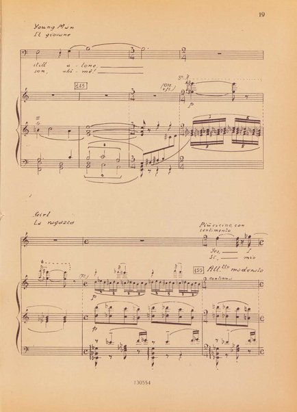 Alissa : opera in un atto e quattro scene : (su testo di Richard Miller) / Raffaello de Banfield ; traduzione italiana di Vito Levi