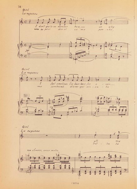 Alissa : opera in un atto e quattro scene : (su testo di Richard Miller) / Raffaello de Banfield ; traduzione italiana di Vito Levi