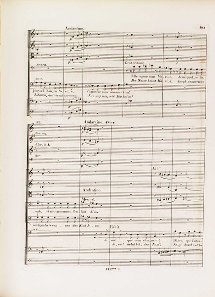 L'enfance du Christ : trilogie sacrée : œuvre 25 / paroles et musique de Hector Berlioz ; in's Deutsche übersetzt von Peter Cornelius