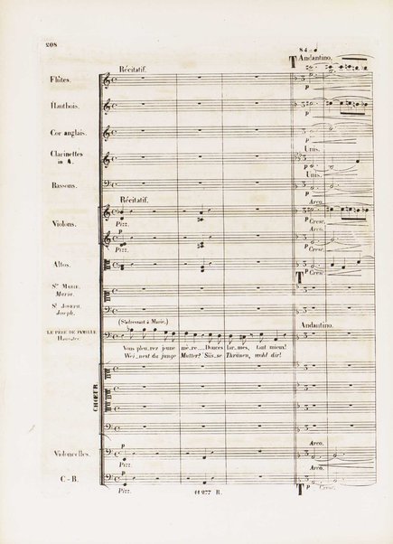 L'enfance du Christ : trilogie sacrée : œuvre 25 / paroles et musique de Hector Berlioz ; in's Deutsche übersetzt von Peter Cornelius