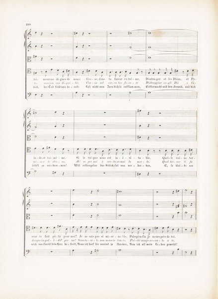 Iphigénie en Tauride : tragédie en quatre actes / musique de Gluck ; poëme de Guillard ; texte allemane de P. Cornelius ; texte italien de G. Zàffira