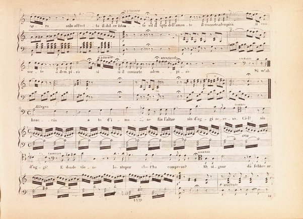 I Capuleti ed i Montecchi, ossia Giulietta e Romeo / melodramma di Felice Romani ; posto in musica da Vincenzo Bellini