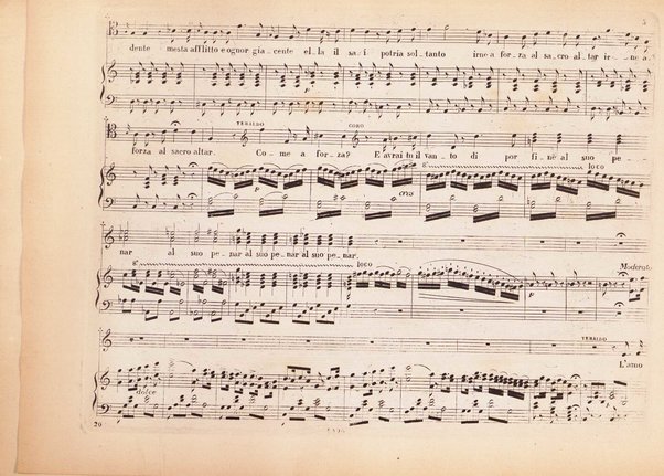 I Capuleti ed i Montecchi, ossia Giulietta e Romeo / melodramma di Felice Romani ; posto in musica da Vincenzo Bellini