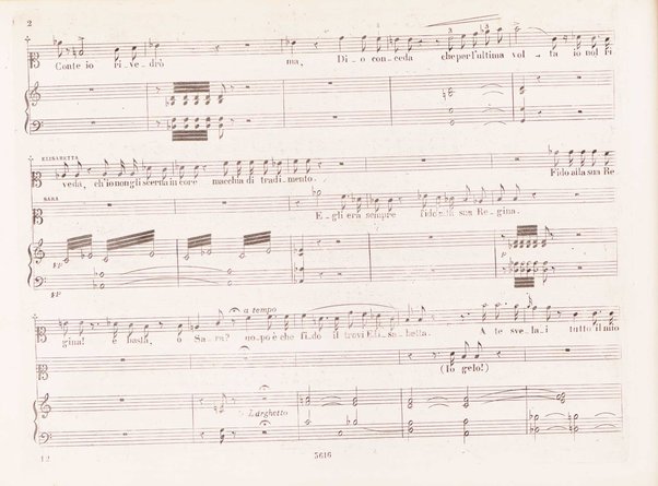 Roberto Devereux : tragedia lirica di S. Cammarano / posta in musica dal M° Donizetti