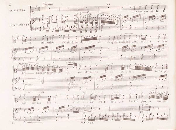 Roberto Devereux : tragedia lirica di S. Cammarano / posta in musica dal M° Donizetti