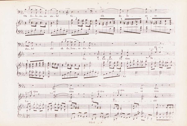 Parisina : tragedia lirica in tre atti di Felice Romani / posta in musica dal maestro G. Donizetti