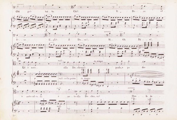 Parisina : tragedia lirica in tre atti di Felice Romani / posta in musica dal maestro G. Donizetti