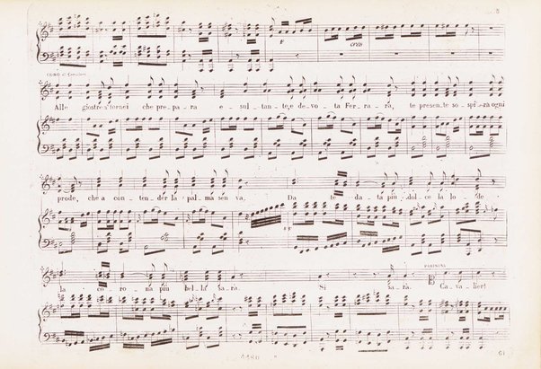 Parisina : tragedia lirica in tre atti di Felice Romani / posta in musica dal maestro G. Donizetti