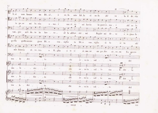 Poliuto : opera in 3 atti / poesia di Salvatore Cammarano ; musica di G. Donizetti ; sola e vera riduzione della partitura fatta in Parigi nel 1840 dallo stesso autore, per canto e pianoforte