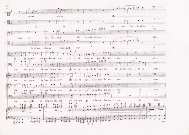 Poliuto : opera in 3 atti / poesia di Salvatore Cammarano ; musica di G. Donizetti ; sola e vera riduzione della partitura fatta in Parigi nel 1840 dallo stesso autore, per canto e pianoforte