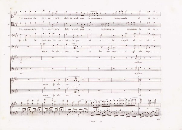 Poliuto : opera in 3 atti / poesia di Salvatore Cammarano ; musica di G. Donizetti ; sola e vera riduzione della partitura fatta in Parigi nel 1840 dallo stesso autore, per canto e pianoforte