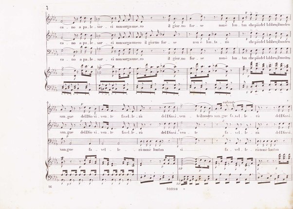 Poliuto : opera in 3 atti / poesia di Salvatore Cammarano ; musica di G. Donizetti ; sola e vera riduzione della partitura fatta in Parigi nel 1840 dallo stesso autore, per canto e pianoforte