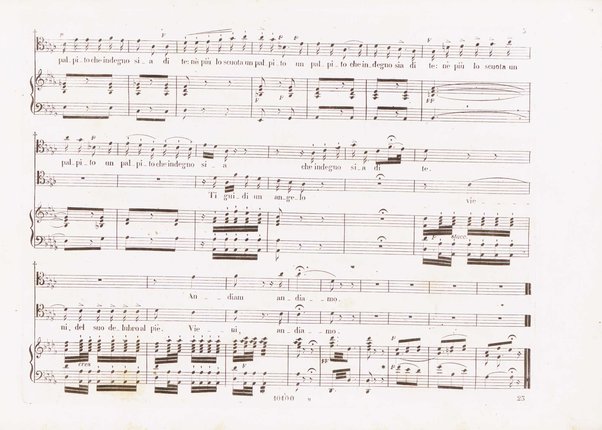 Poliuto : opera in 3 atti / poesia di Salvatore Cammarano ; musica di G. Donizetti ; sola e vera riduzione della partitura fatta in Parigi nel 1840 dallo stesso autore, per canto e pianoforte