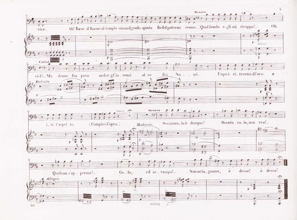 Poliuto : opera in 3 atti / poesia di Salvatore Cammarano ; musica di G. Donizetti ; sola e vera riduzione della partitura fatta in Parigi nel 1840 dallo stesso autore, per canto e pianoforte