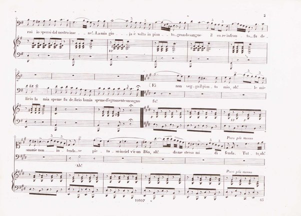 Poliuto : opera in 3 atti / poesia di Salvatore Cammarano ; musica di G. Donizetti ; sola e vera riduzione della partitura fatta in Parigi nel 1840 dallo stesso autore, per canto e pianoforte