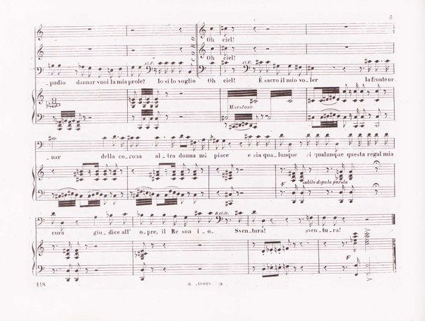 La favorita : melodramma in quattro atti / dall'idioma francese recato in italiano da F. Jannetti ; posto in musica dal cav.e G. Donizetti