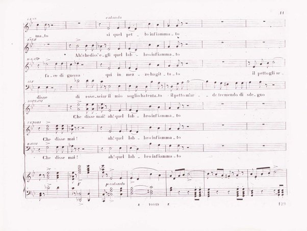 La favorita : melodramma in quattro atti / dall'idioma francese recato in italiano da F. Jannetti ; posto in musica dal cav.e G. Donizetti