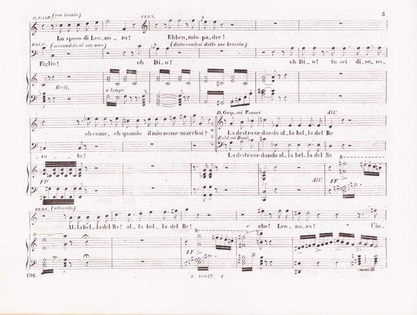 La favorita : melodramma in quattro atti / dall'idioma francese recato in italiano da F. Jannetti ; posto in musica dal cav.e G. Donizetti