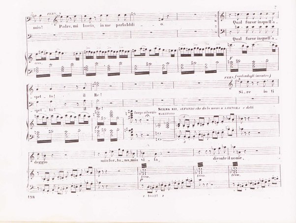 La favorita : melodramma in quattro atti / dall'idioma francese recato in italiano da F. Jannetti ; posto in musica dal cav.e G. Donizetti