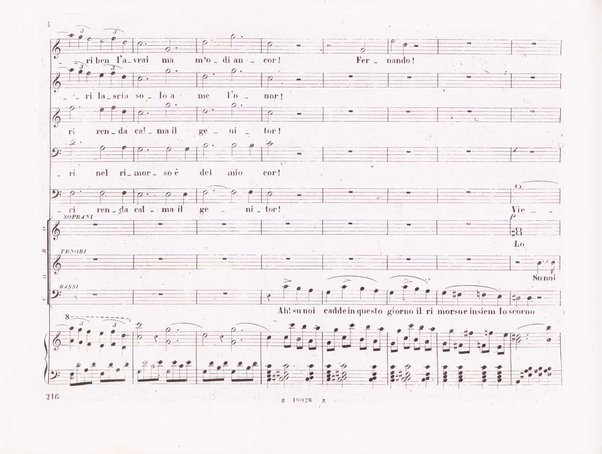 La favorita : melodramma in quattro atti / dall'idioma francese recato in italiano da F. Jannetti ; posto in musica dal cav.e G. Donizetti