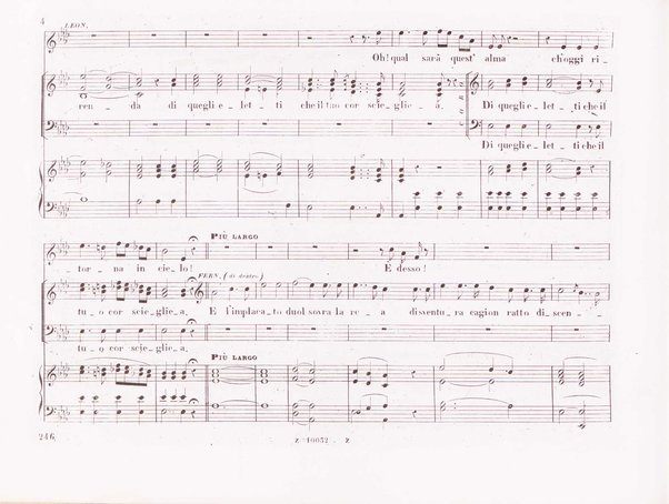 La favorita : melodramma in quattro atti / dall'idioma francese recato in italiano da F. Jannetti ; posto in musica dal cav.e G. Donizetti