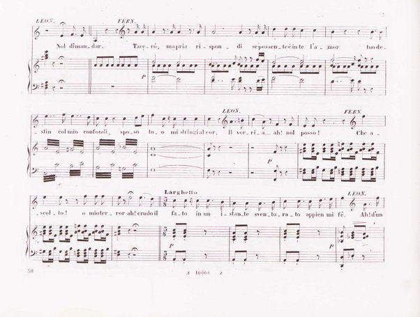 La favorita : melodramma in quattro atti / dall'idioma francese recato in italiano da F. Jannetti ; posto in musica dal cav.e G. Donizetti