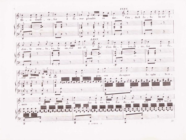 La favorita : melodramma in quattro atti / dall'idioma francese recato in italiano da F. Jannetti ; posto in musica dal cav.e G. Donizetti