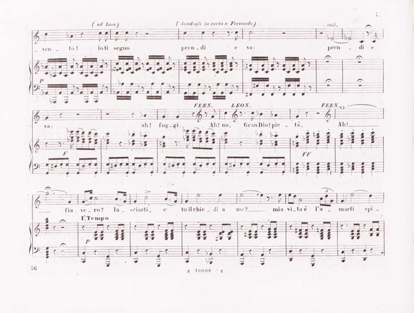 La favorita : melodramma in quattro atti / dall'idioma francese recato in italiano da F. Jannetti ; posto in musica dal cav.e G. Donizetti