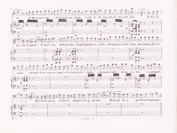 La favorita : melodramma in quattro atti / dall'idioma francese recato in italiano da F. Jannetti ; posto in musica dal cav.e G. Donizetti