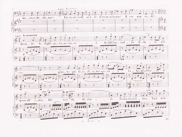La favorita : melodramma in quattro atti / dall'idioma francese recato in italiano da F. Jannetti ; posto in musica dal cav.e G. Donizetti
