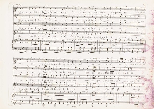 Lucrezia Borgia : melodramma tragico di Felice Romani / posto in musica dal maestro Gaetano Donizetti