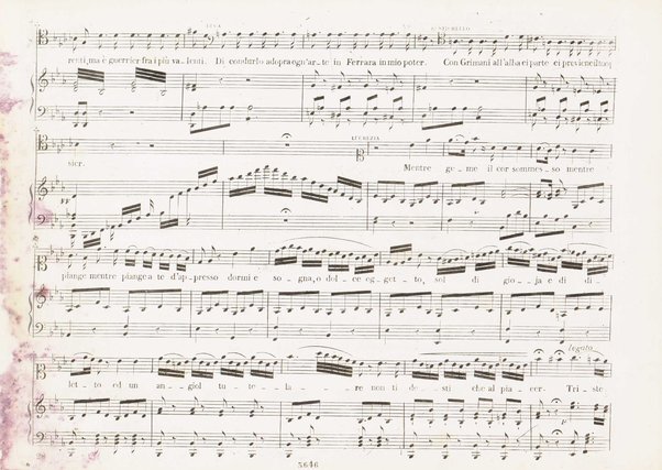 Lucrezia Borgia : melodramma tragico di Felice Romani / posto in musica dal maestro Gaetano Donizetti