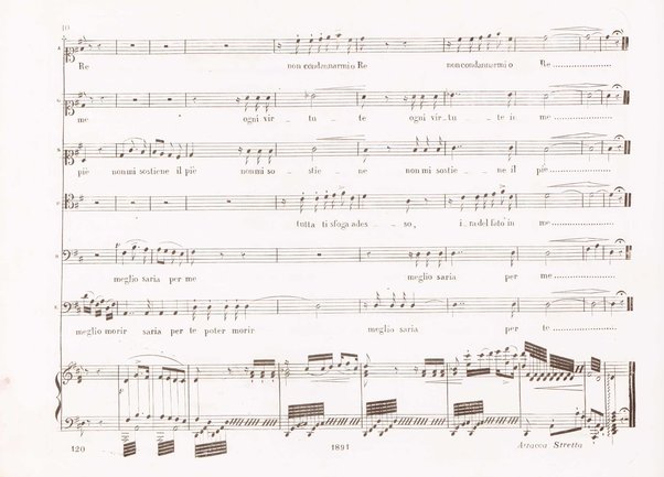 Anna Bolena : tragedia lirica di F. Romani / musica del maestro G. Donizetti