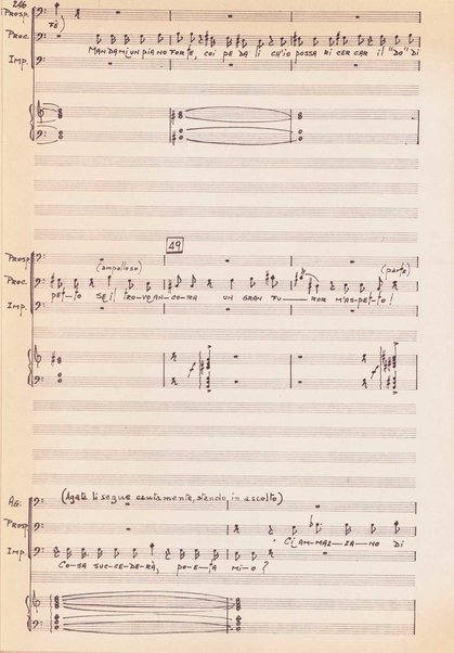 Le convenienze teatrali : opera giocosa in due atti / G. Donizetti ; revisione [e] adattamento del testo letterario: Eva Riccioli