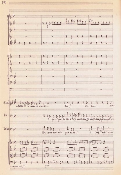 Le convenienze teatrali : opera giocosa in due atti / G. Donizetti ; revisione [e] adattamento del testo letterario: Eva Riccioli