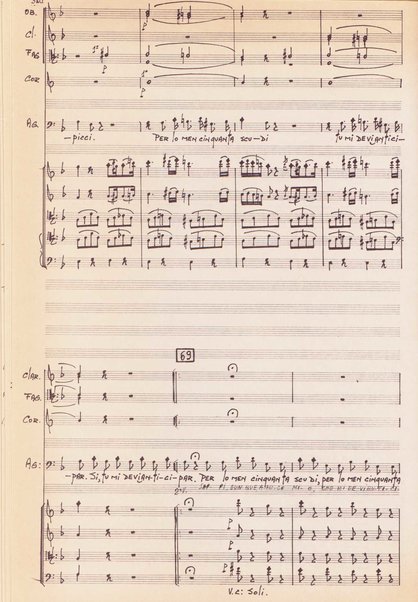 Le convenienze teatrali : opera giocosa in due atti / G. Donizetti ; revisione [e] adattamento del testo letterario: Eva Riccioli