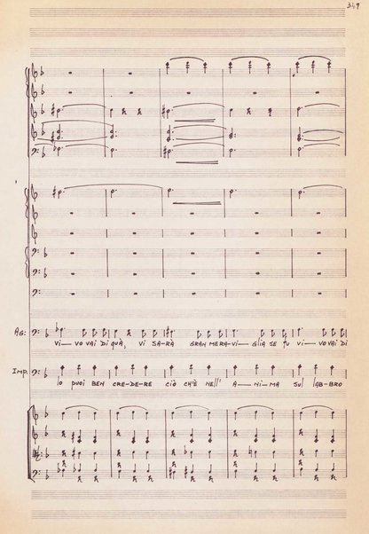 Le convenienze teatrali : opera giocosa in due atti / G. Donizetti ; revisione [e] adattamento del testo letterario: Eva Riccioli