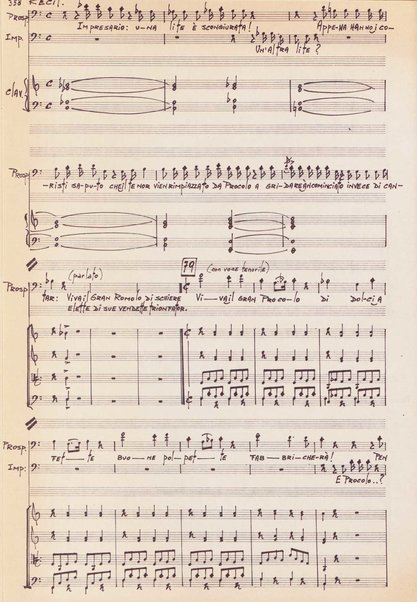 Le convenienze teatrali : opera giocosa in due atti / G. Donizetti ; revisione [e] adattamento del testo letterario: Eva Riccioli