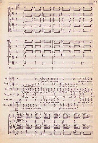 Le convenienze teatrali : opera giocosa in due atti / G. Donizetti ; revisione [e] adattamento del testo letterario: Eva Riccioli