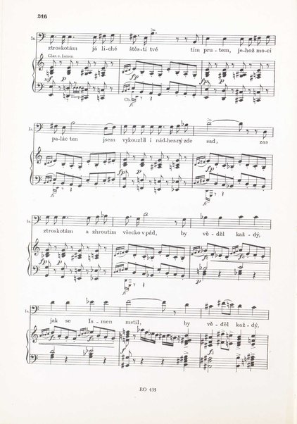 Armida : zpěvohra o čtyřech dějstvích : op. 115 / Antonín Dvořák ; text napsal Jaroslav Vrchlický ; klavírní výtah se zpěvy upravil Karel Šolc