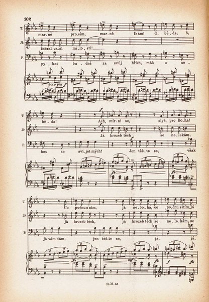 Jakobín : opera o třech dějstvích : op. 84 / Antonín Dvořák ; text napsala Marie Cervinková-Riegrová ; klavírní výtah se zpěvy upravil Roman Veselý