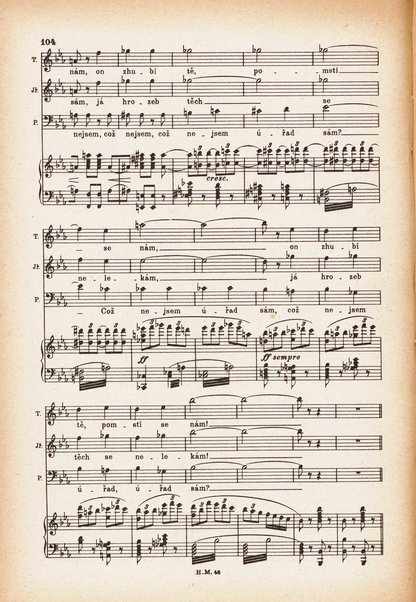 Jakobín : opera o třech dějstvích : op. 84 / Antonín Dvořák ; text napsala Marie Cervinková-Riegrová ; klavírní výtah se zpěvy upravil Roman Veselý