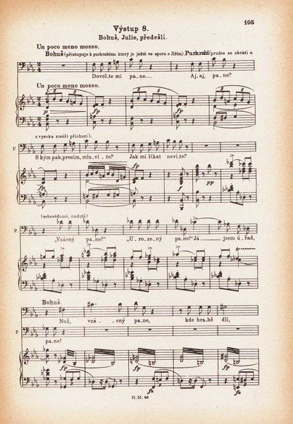 Jakobín : opera o třech dějstvích : op. 84 / Antonín Dvořák ; text napsala Marie Cervinková-Riegrová ; klavírní výtah se zpěvy upravil Roman Veselý